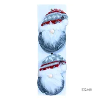 COLGANTE NOEL GRIS 2 UDS 10CM