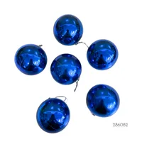 BOLAS 6 UDS AZUL 6CM