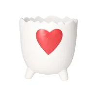 MACETERO ROMEO BLANCO 15X16 CM