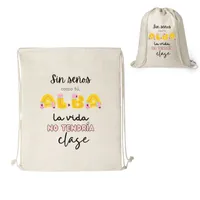 MOCHILA CUERDAS PROFE PERSONALIZADA