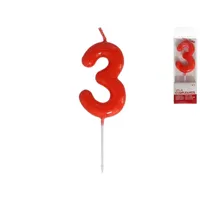 vela cumpleaños, vela roja, vela número 3, vela para pastel, decoración cumpleaños, vela de fiesta, vela de cumpleaños número 3, vela de celebración, vela decorativa, fiesta de cumpleaños.