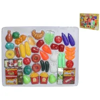 comida de juguete, set 60 piezas, juego de imitación, alimentos de juguete, cocina infantil, juego simbólico, desarrollo infantil, creatividad, juguetes educativos, rol
