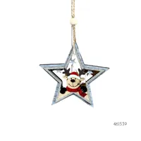 ESTRELLA MADERA COLGANTE 10CM 