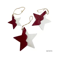 ESTRELLA MADERA 3 UDS 11CM