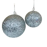 BOLA LENTEJUELAS PLATA 15CM 