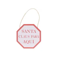 COLGANTE STOP NOEL 15,5X15,5 CM P12