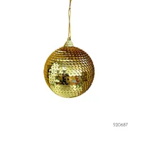 BOLA LENTEJUELAS ORO 8CM