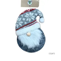 COLGANTE NOEL GRIS 15CM
