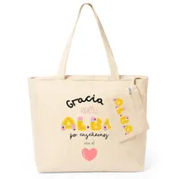 BOLSA DE PLAYA PROFE PERSONALIZADA