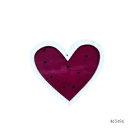 CORAZON MADERA ROJO 15CM