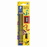 LÁPIZ*3 + GOMA + SACAPUNTAS STAEDLER