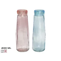 botella 400 ml, botella reutilizable, botella de agua, botella hermética, botella compacta, botella ligera, botella para gimnasio, botella para oficina