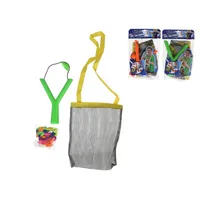 TIRACHINAS CON GLOBOS Y MOCHILA