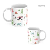 TAZA PERSONALIZADA DINOSAURIOS