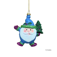 COLGANTE NOEL AZUL 13CM