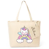 BOLSA DE PLAYA PERSONALIZADA UNICORNIO