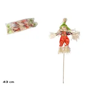 espantapájaros decorativo, espantapájaros jardín, protección de cultivos, adorno jardín, espantapájaros 43 cm, decoración exterior, espantapájaros ecológico, jardín pintoresco