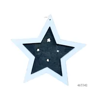 ESTRELLA MADERA GRIS 20CM