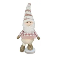 SANTA DE PIE SPIRO ROSA 57CM C6
