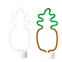 lámpara piña LED 30x13, luz decorativa sobremesa, lámpara forma piña tropical, lámpara divertida habitación, iluminación creativa moderna

