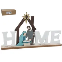 CARTEL NACIMIENTO CON ESTRELLA 40X23 CM P6