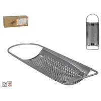 rallador de acero inoxidable, rallador de cocina, utensilios de cocina, rallador versátil, herramientas para rallar, rallador duradero, rallador práctico, utensilios de cocina de calidad