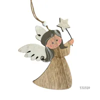 COLGANTE ANGEL MADERA 15CM