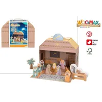 WOOMAX BELEN MADERA 15 PIEZAS MALETIN