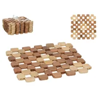 salvamantel, salvamantel bambú, salvamantel 20x20 cm, accesorio de cocina, protector de mesa, salvamantel ecológico, protector de superficies, utensilios de cocina, decoración de mesa