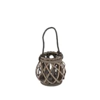 PORTAVELAS VASO CRISTAL 16CM C8