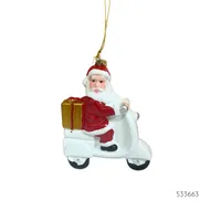 COLGANTE NOEL MOTO 12CM
