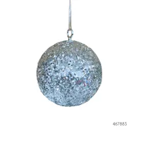 BOLA LENTEJUELAS PLATA 15CM 
