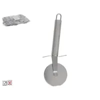 cortador de pizzas, rueda cortadora, acero inoxidable, utensilio de cocina, cocina práctica, herramienta para pizza, cortador ergonómico, accesorios de cocina