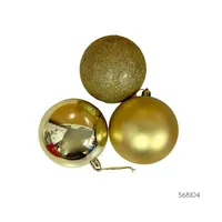 BOLAS 3 UDS ORO 8CM P12