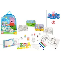 PEPPA PIG SET MOCHILA CON PINTURAS