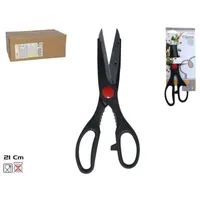 tijera de cocina, tijeras universales, tijeras de acero inoxidable, utensilios de cocina, tijeras multiusos, herramientas de cocina, tijeras resistentes, accesorios de cocina, corte preciso, tijeras ergonómicas