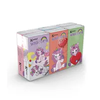 PAÑUELOS UNICORNIOS 6 UDS 4 CAPAS C24