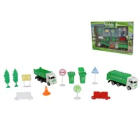 SET VEHICULOS 13 PIEZAS 41*28CM