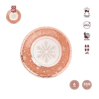 BOL 6 UDS CARTON 350CC ROSE GOLD P12