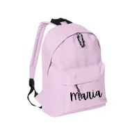 MOCHILA CON NOMBRE ROSA