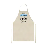 delantal personalizado, delantal con nombre, delantal bordado, delantal impreso, delantal para cocina, delantal para chef, delantal ajustable, regalo original, delantal resistente.