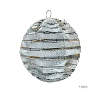 BOLA PLATA 25CM 30 LED