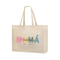 bolsa de playa personalizada, regalo para mamá, bolsa con nombres, bolsa grande playa, bolsa verano mamá, bolsa 50x36x12 cm, bolsa personalizada hijos