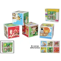CAJA CUBOS PUZZLE EDUCATIVO