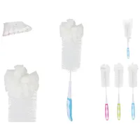 limpia botellas largo, cepillo para botellas, limpiador de termos, utensilios de limpieza, accesorios de cocina, limpieza de biberones, cepillo de limpieza profunda, cuidado de botellas reutilizables