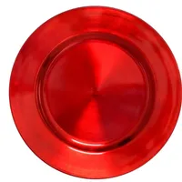 BAJOPLATO ROJO 33CM