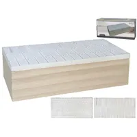 caja de madera, Nampath, almacenamiento, organizador, decoración rústica, caja decorativa, caja de almacenamiento, madera natural, 29x14x8 cm, caja multiusos