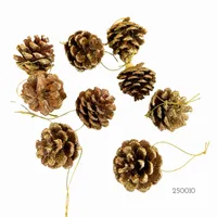 PIÑAS 9 UDS ORO 5CM
