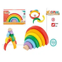 ARCOIRIS DE MADERA WOOMAX 21*10CM C12