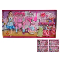 MUÑECA CON ACCESORIOS 12 PIEZAS 66X33 CM C6